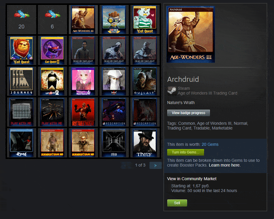 Dlaczego potrzebujemy kart kolekcjonerskich na Steam?